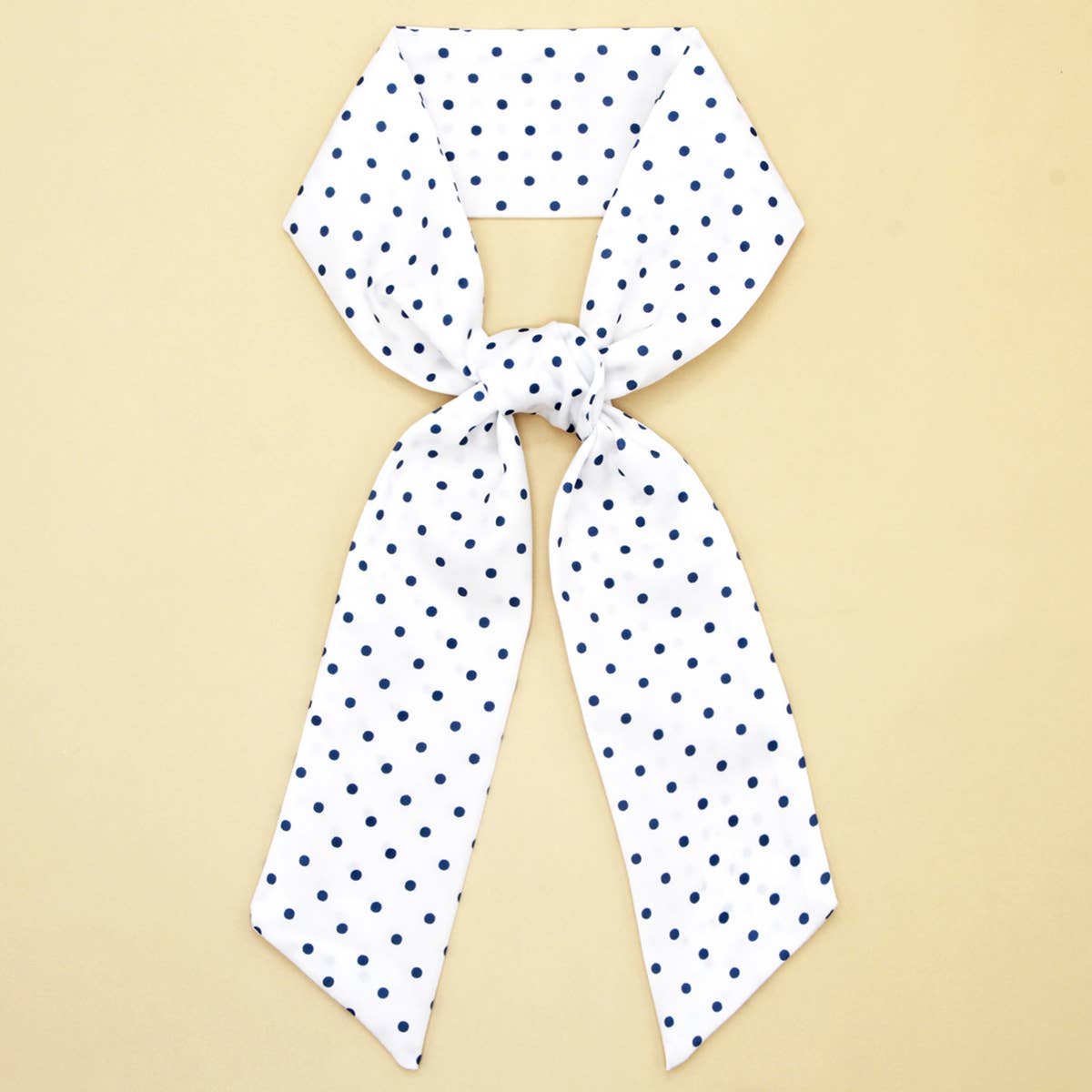 Floral Letter Scarf Hair Tie Ribbon