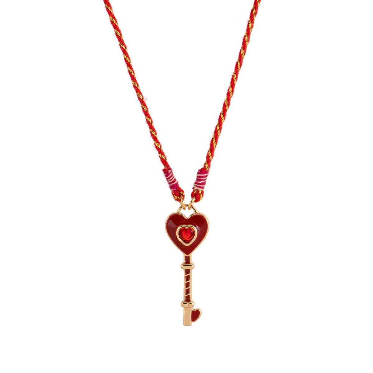 Colorful Dopamine Love Lips Pendant Necklace