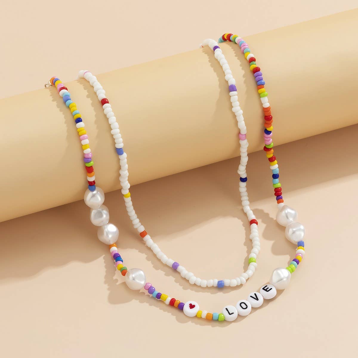 CREATIVECOLOR SPECIAL SHAPED LETTER NECKLACE
