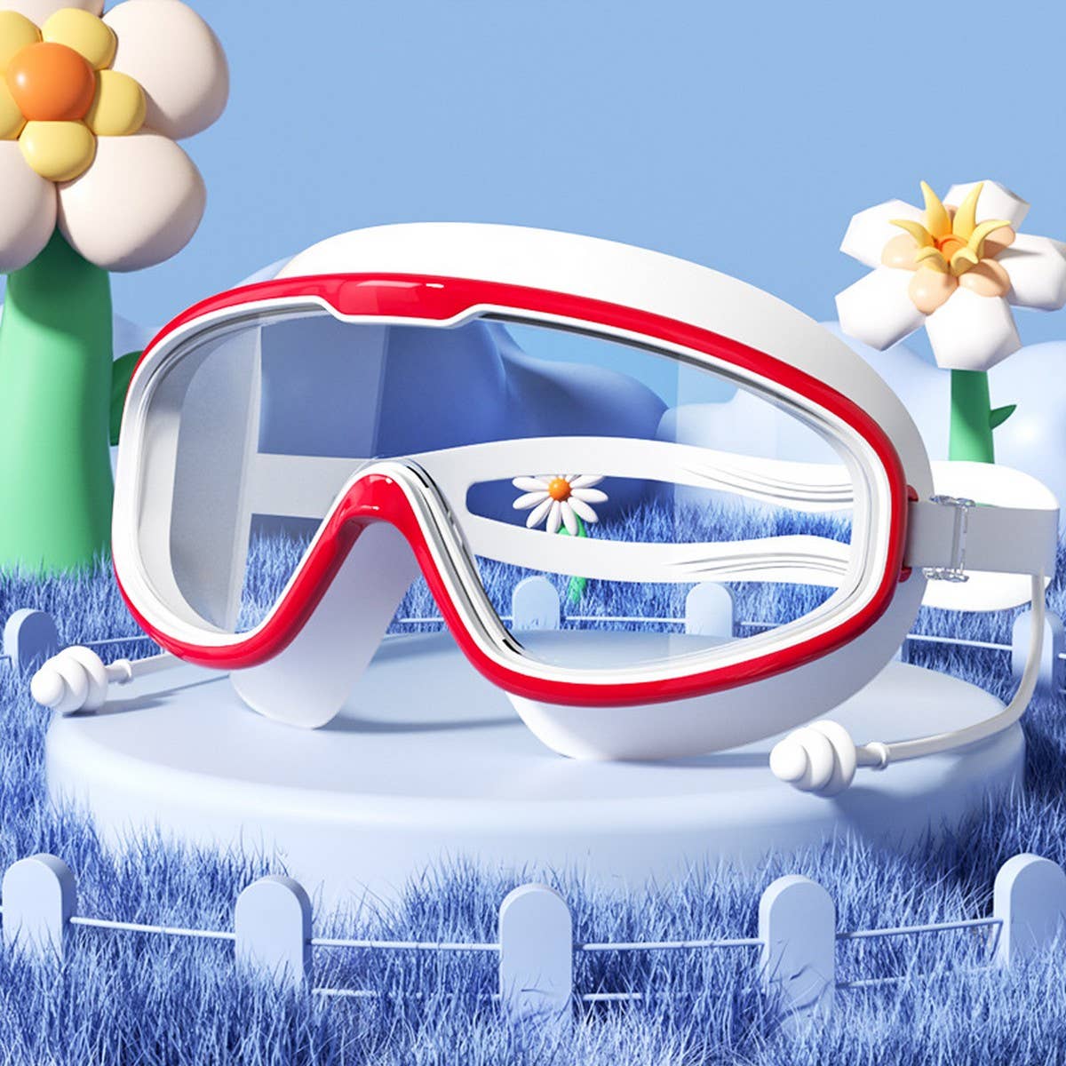 Kids HD Anti-Fog Swim Goggles ? Large & Stylish£ßCWMM6647