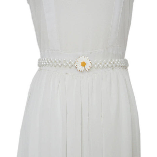 FASHIONABLE ELASTIC DAISY VERSATILE GIRDLE_CWABE0507