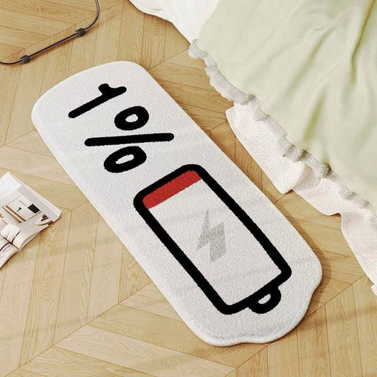 Faux Cashmere Runner Rug, Soft Thick Bedside Mat