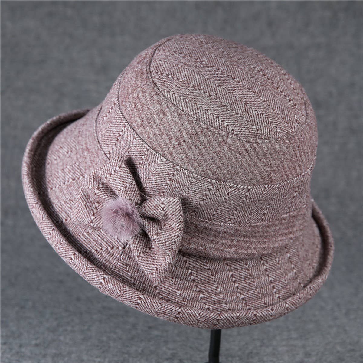 WOMEN'S WARM AND STYLISH BUCKET HAT_CWAH1801