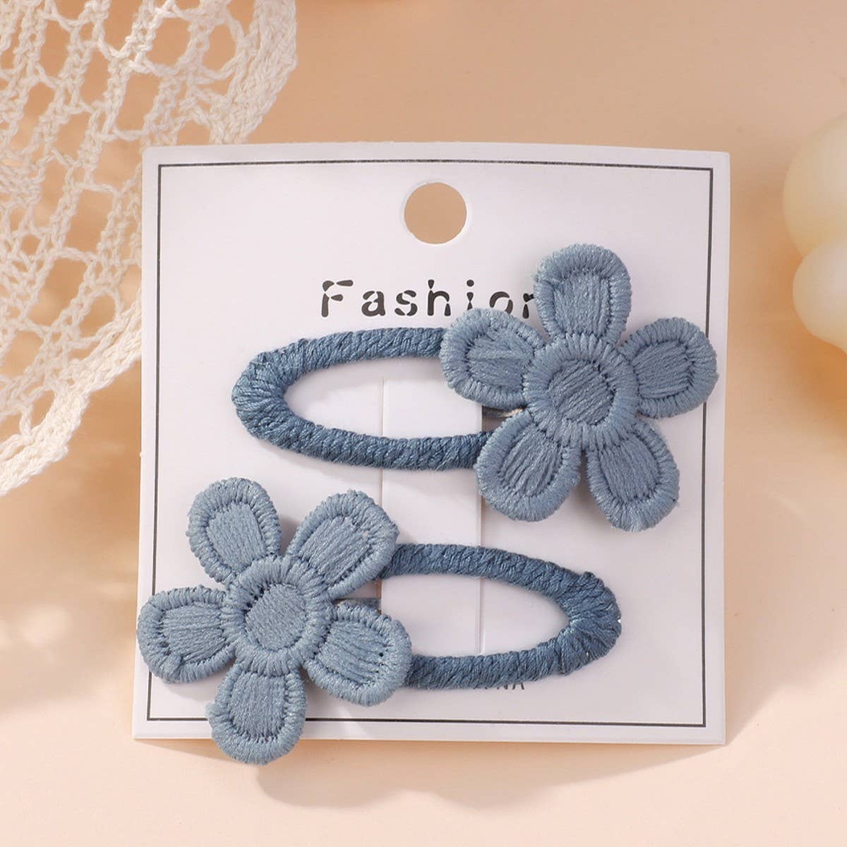 Fresh Daisy Five-Petal Flower Hair Clip Set
