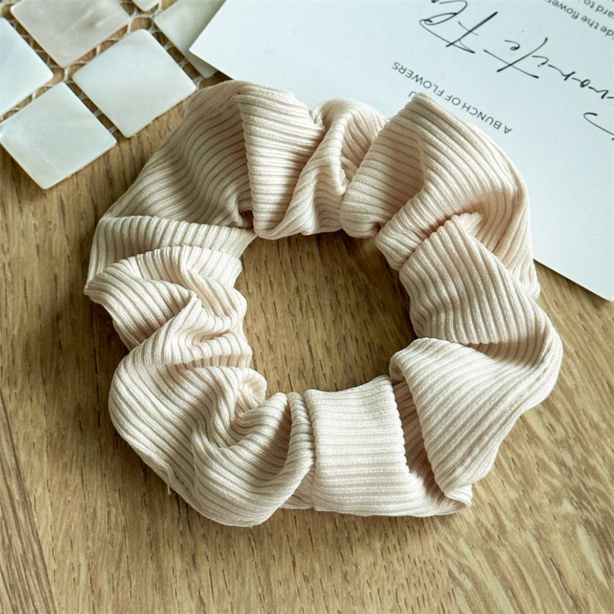 MORANDI COLOR STRIPED SIMPLE HAIR BAND