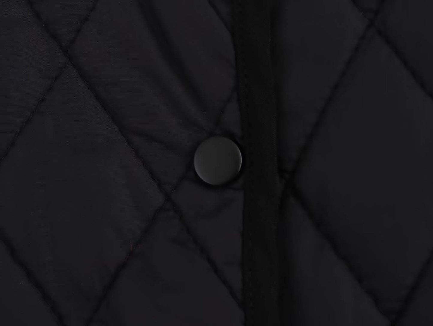 FASHION LOOSE DIAMOND QUILTED COTTON JACKET