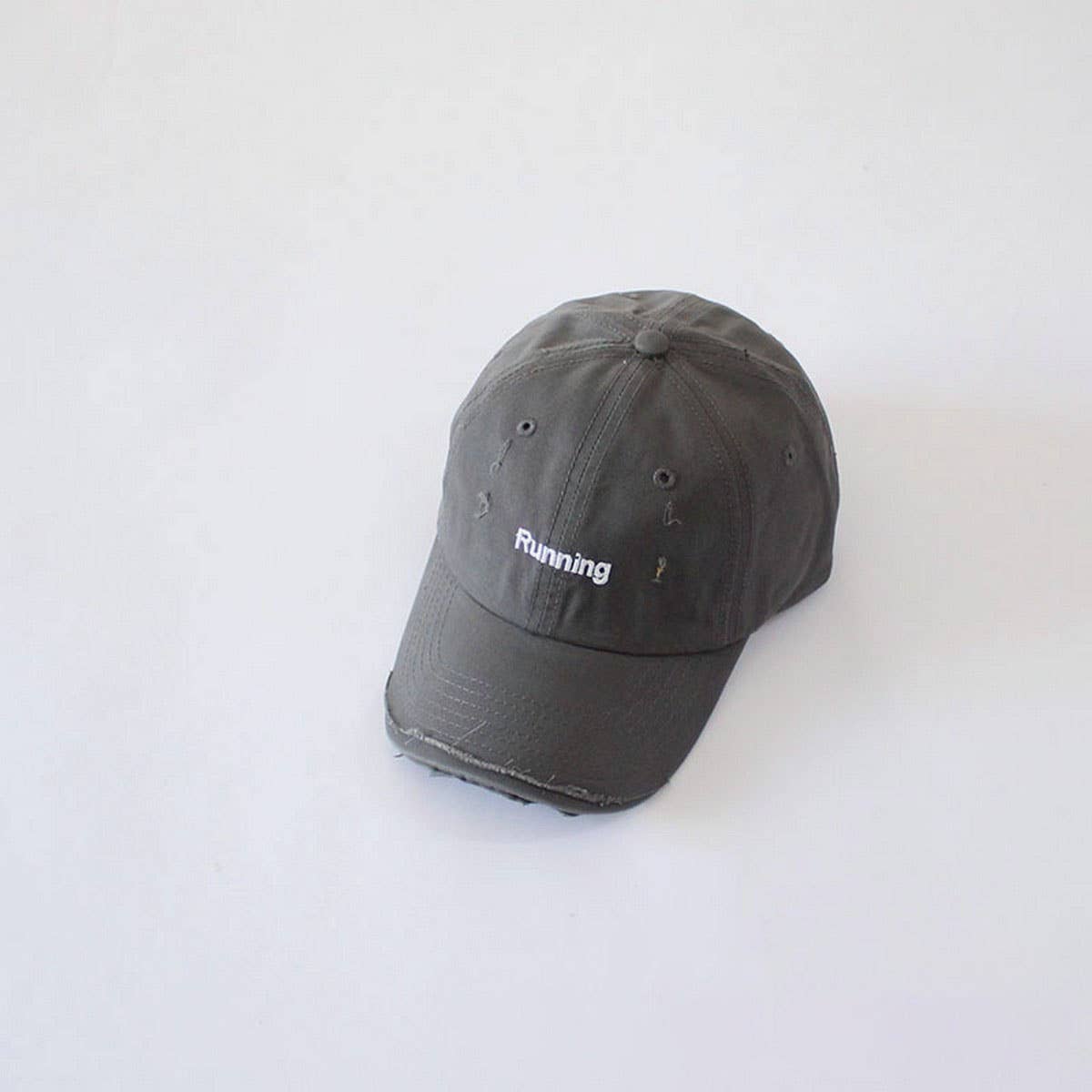 INS Kids Distressed Baseball Cap Letter Embroidery CWAH2889