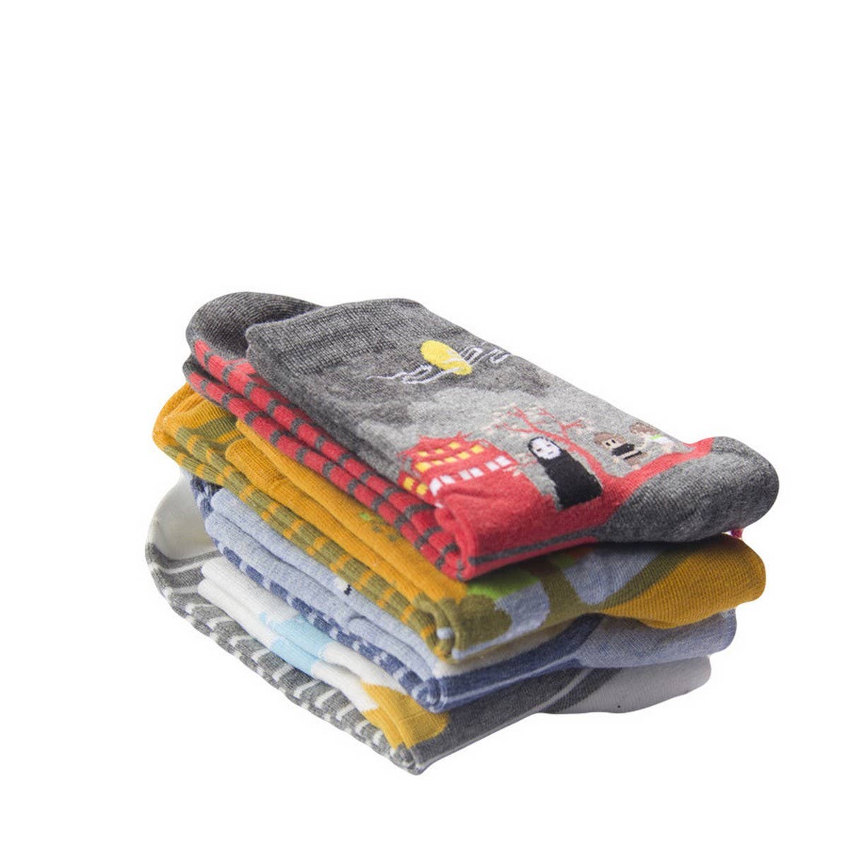 TOTORO SOCKS CREATIVE CARTOON COTTON BOAT SOCKS_CWAH1109