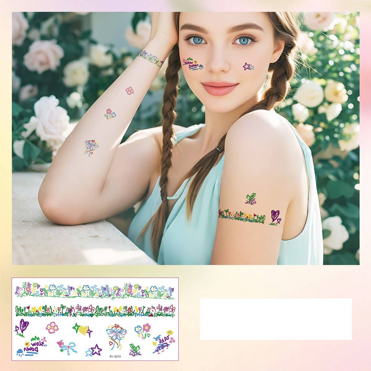 Cute Band Tattoo Stickers ? Waterproof for All