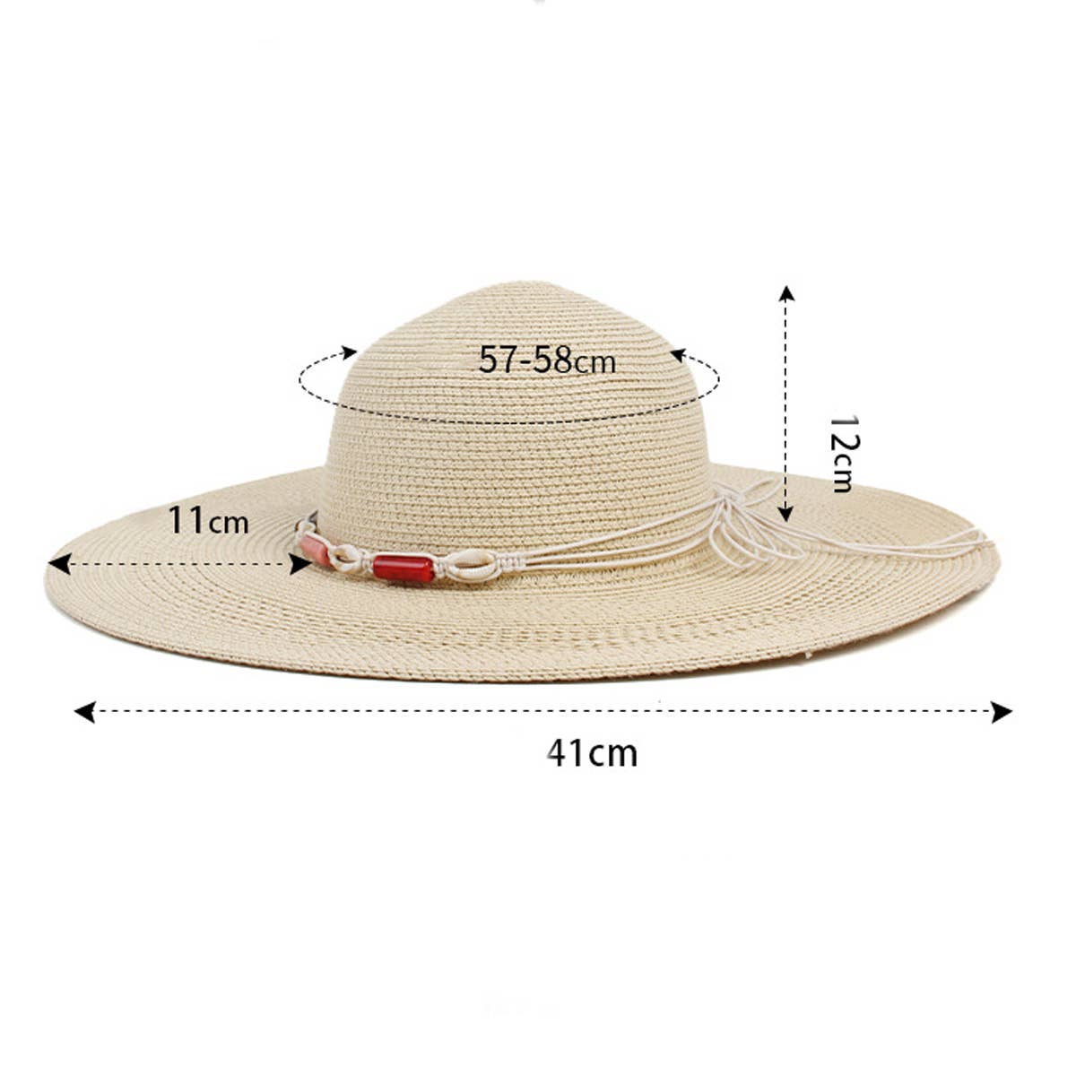 2024 NEW WOMEN TRAVEL VISOR STRAW HAT_CWAH1192