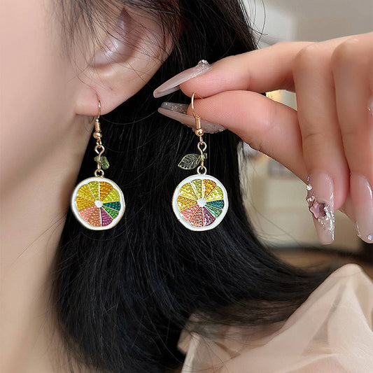 CUTE FRESH AND SWEET LEMON EARRINGS