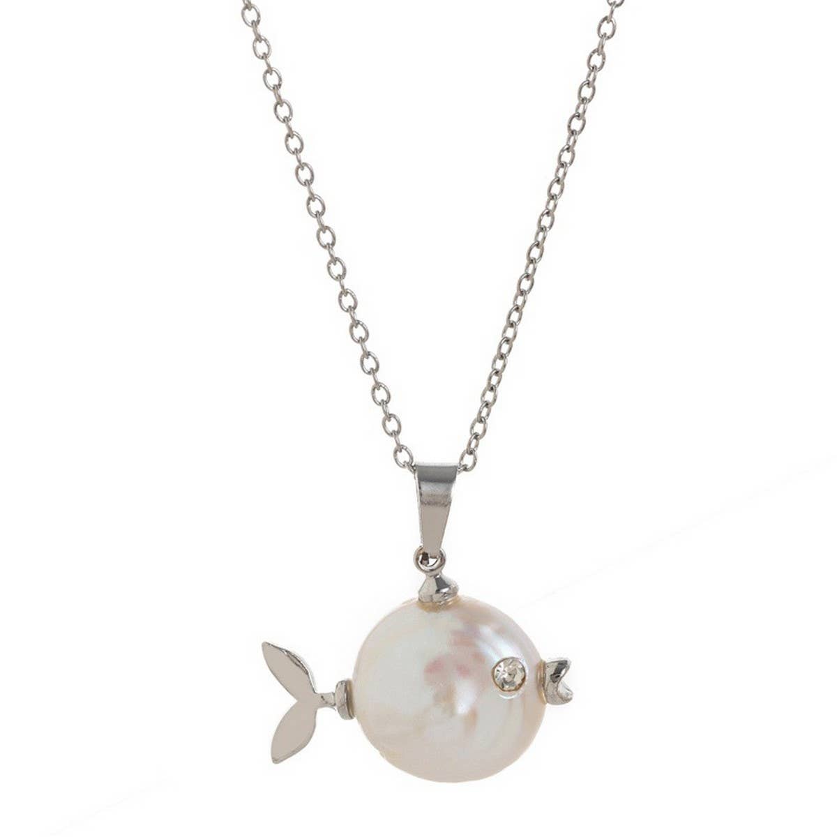 Clownfish & Pearl Necklace ? Ocean Kiss Pendant