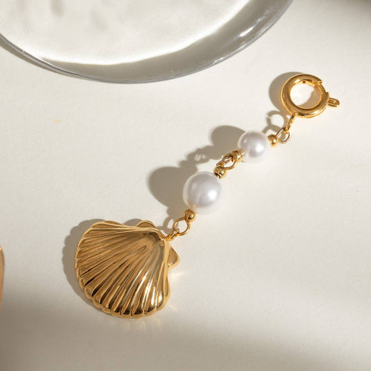 BIKINI STAINLESS STEEL PEARL SHELL PENDANT_CWMM4680