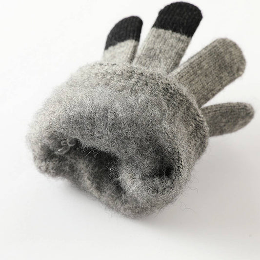 WINTER MEN'S RUBBER TOUCH SCREEN GLOVES