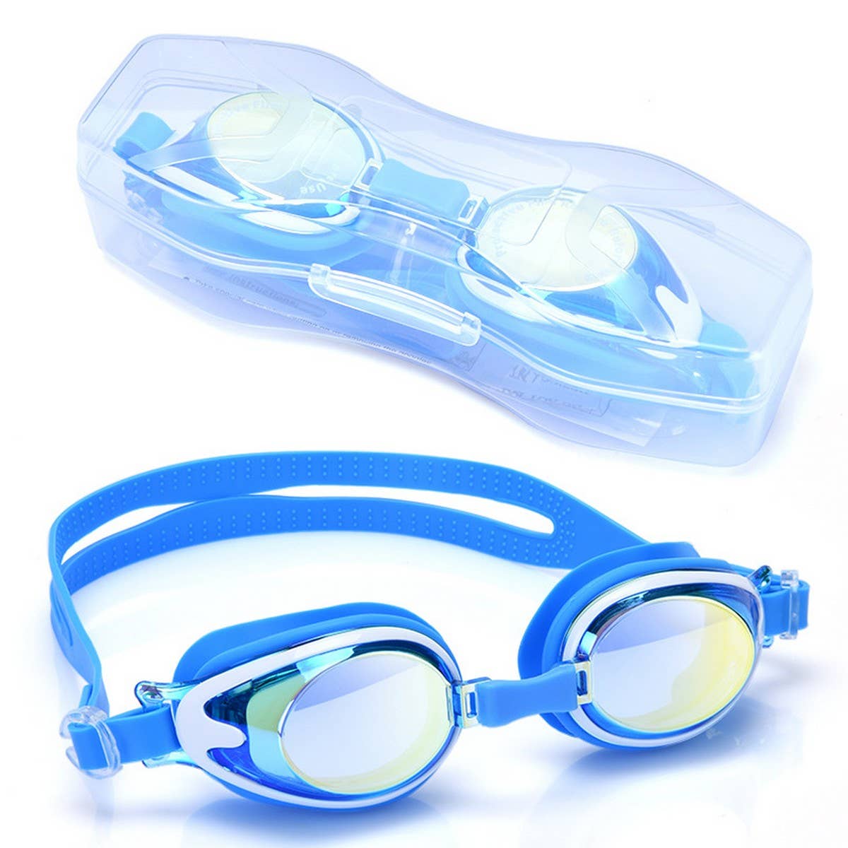 Kids Swim Goggles, HD Anti-Fog Waterproof Silicone