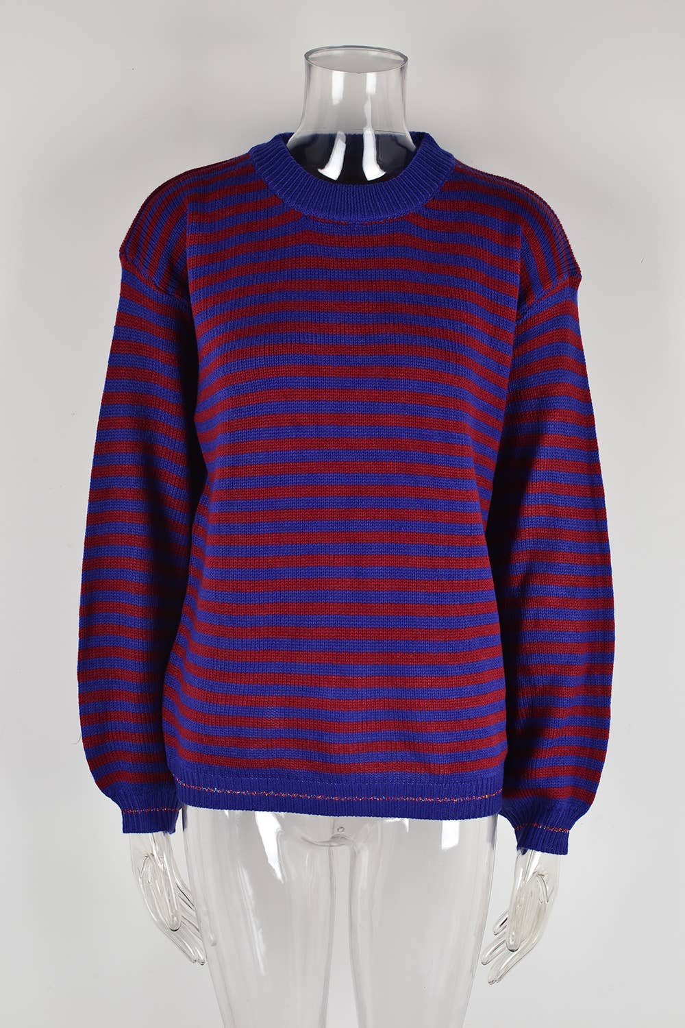 STRIPED CROSS-BORDER LONG-SLEEVED WOMEN KNITWEAR
