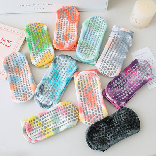 PILATES ANTI-SLIP SOCKS FOR WOMEN MIDDLE TUBE_CWMS0239