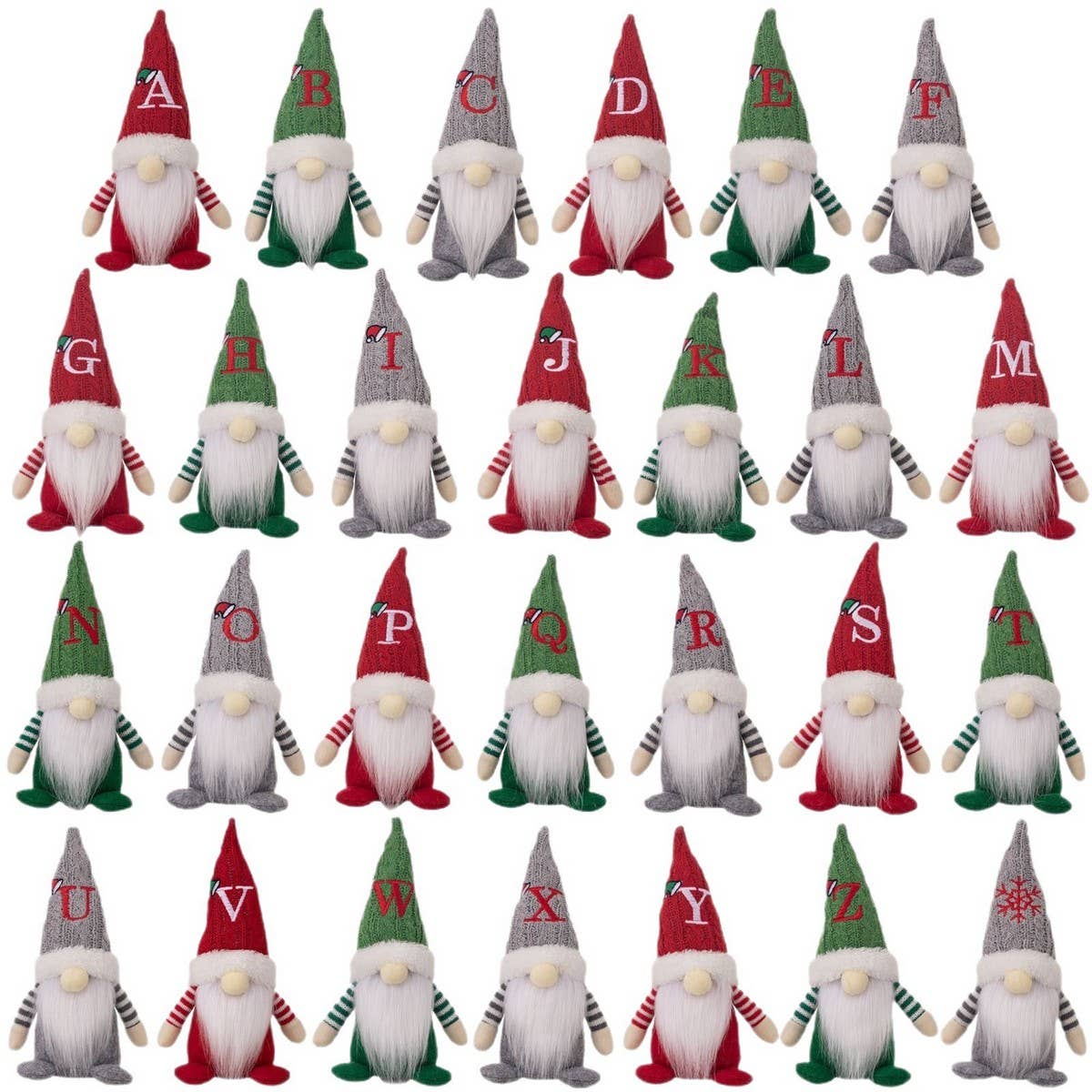 CWMM10338_CHRISTMAS KNITTED HAT GNOME RUDOLPH ORNAMENT