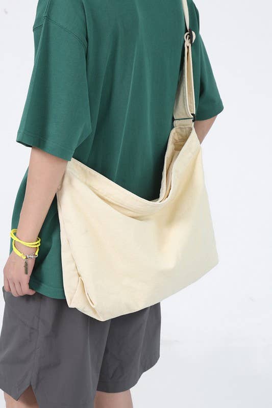 Crossbody Canvas Big Shoulder Bag_CWAB0420
