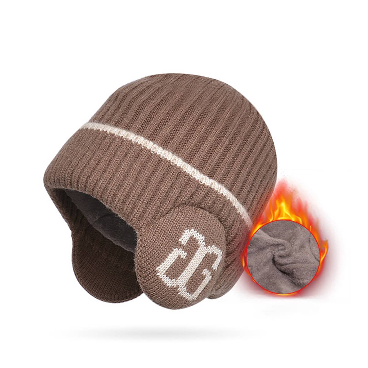 VERSATILE FLEECE COLD-PROOF EARMUFFS CAP HAT