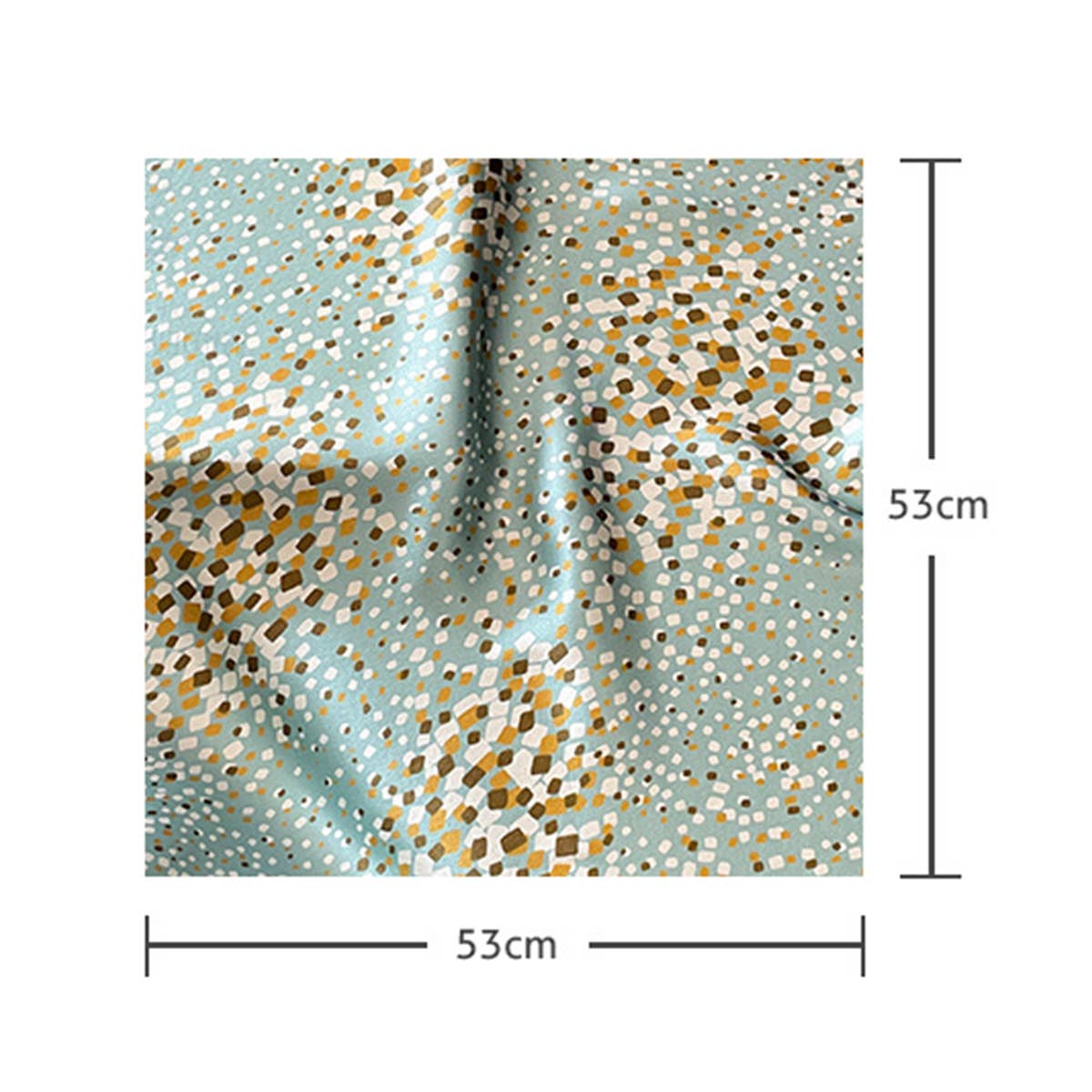 NEW IRREGULAR POLKA DOT SQUARE SCARF