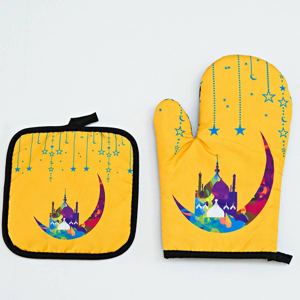 KITCHEN HEAT RESISTANT THICK ANTI-SCALDING GLOVES_CWMM1457