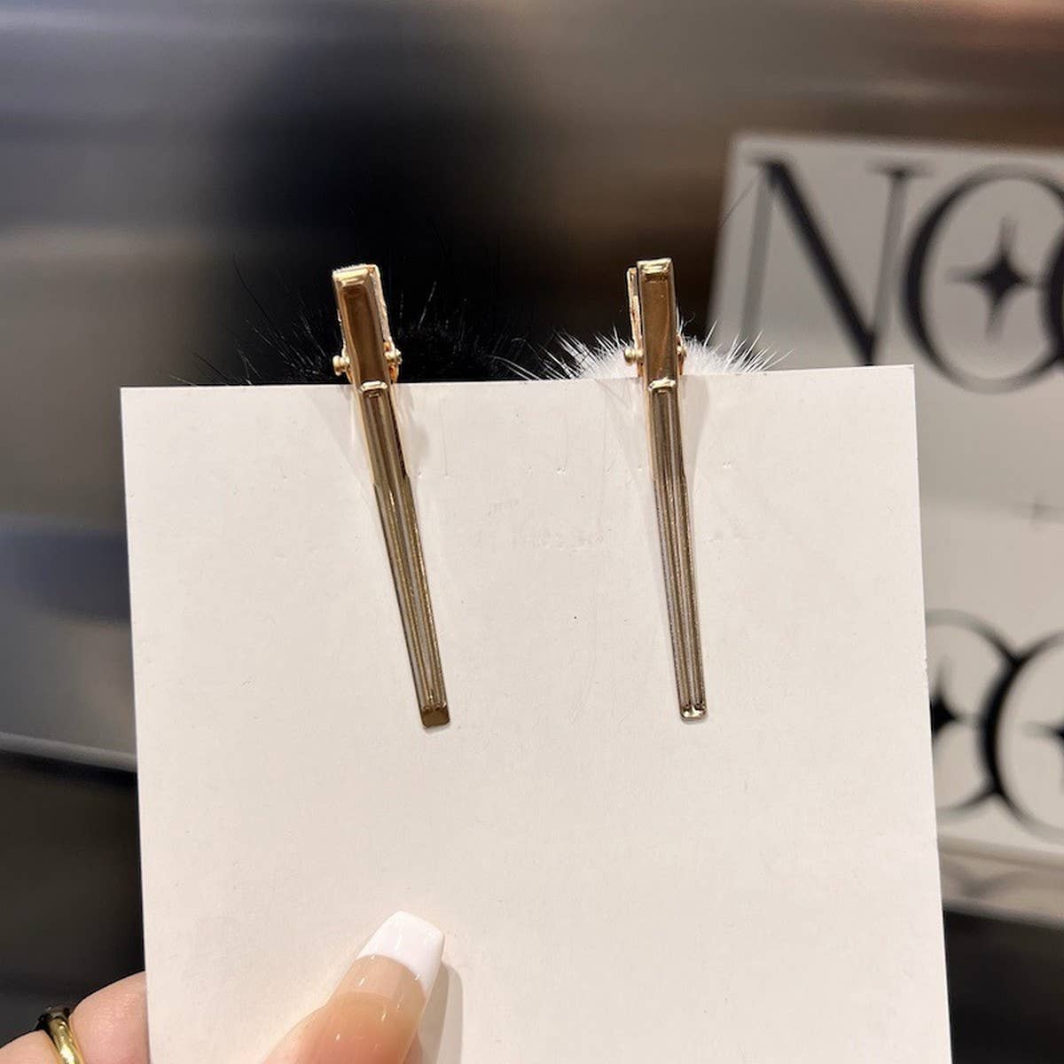 CUTE FURRY HAIRPIN DUCKBILL CLIP BANGS HAIRPIN