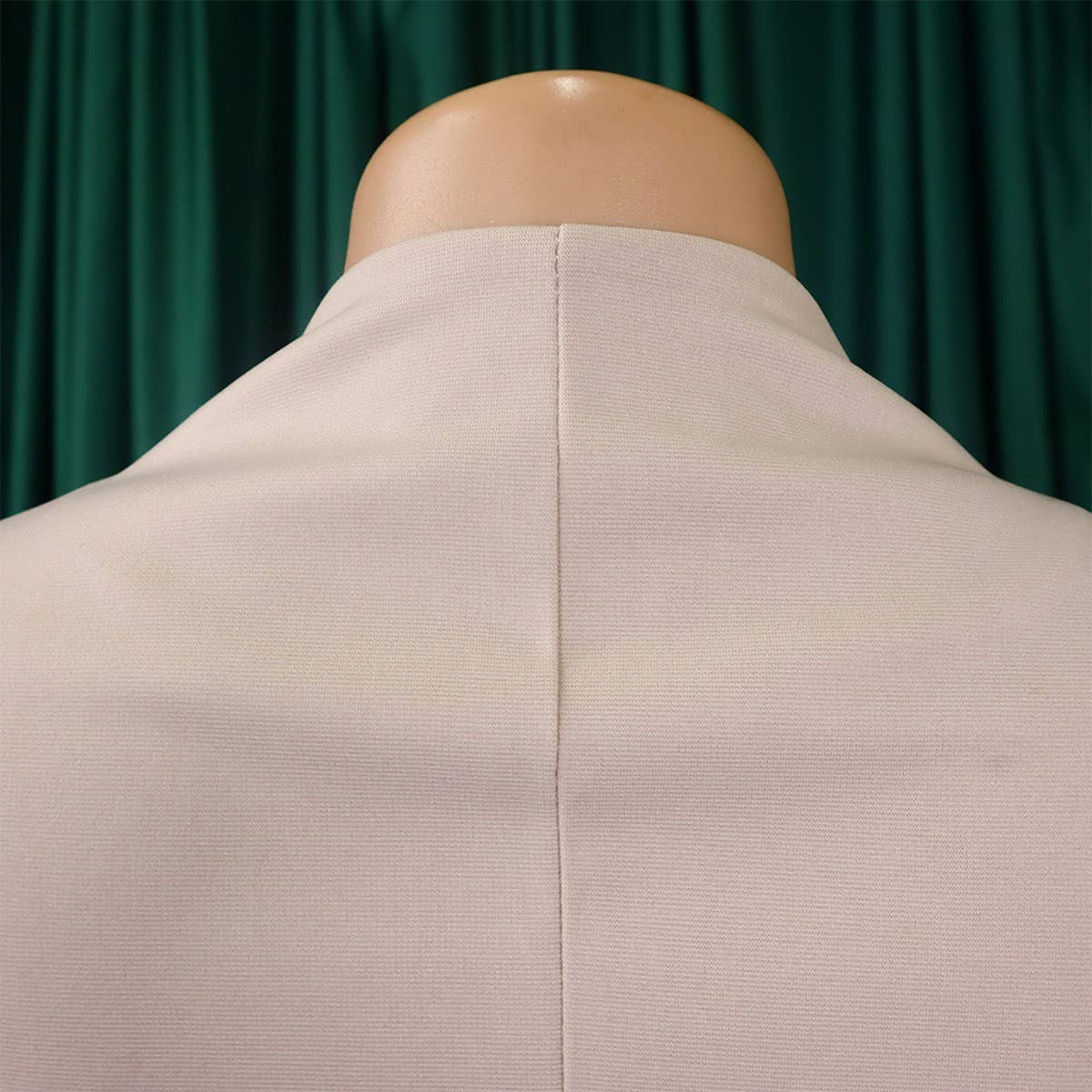 FASHIONABLE AND ELEGANT PLUS SIZE PLEATED DRESS_CWDSD6066