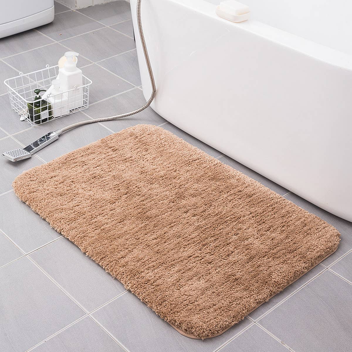 WATER-ABSORBENT NON-SLIP THICK BATHROOM MAT