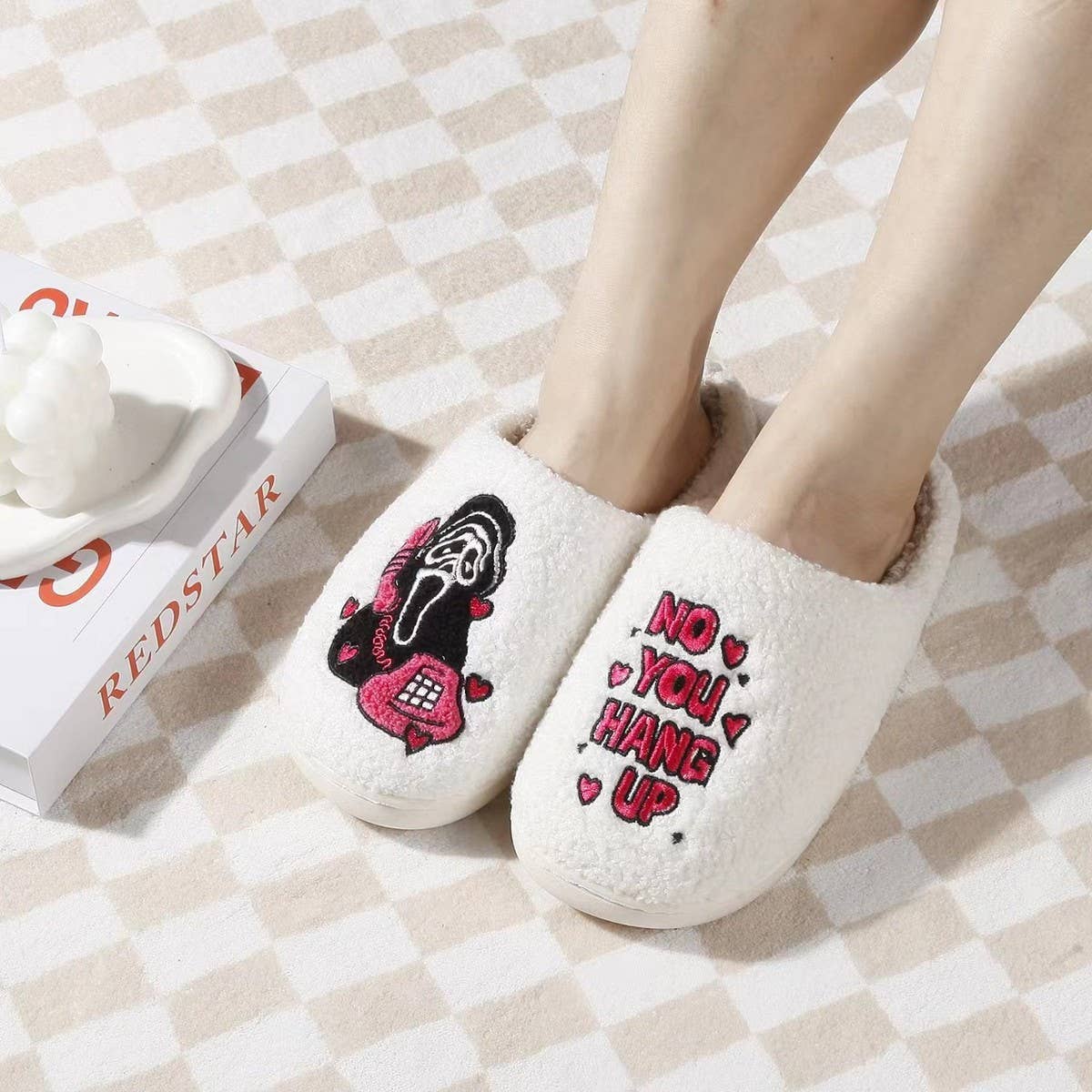 NEW HALLOWEEN WARM ANTI-SLIP COTTON SLIPPERS