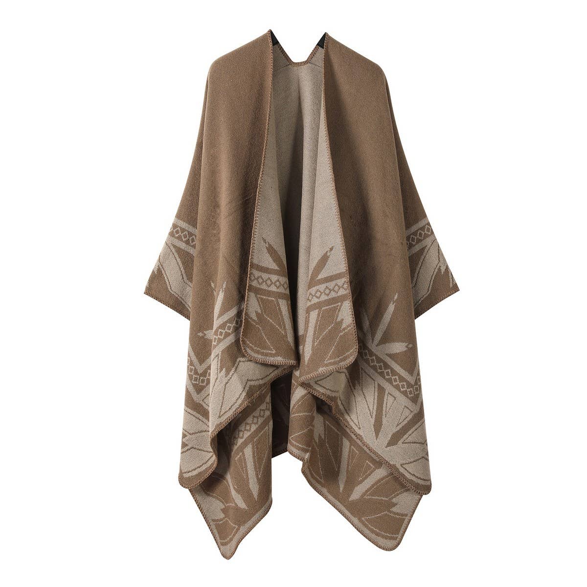 WEAR A FAUX CASHMERE CAPE SCARF SHAWL
