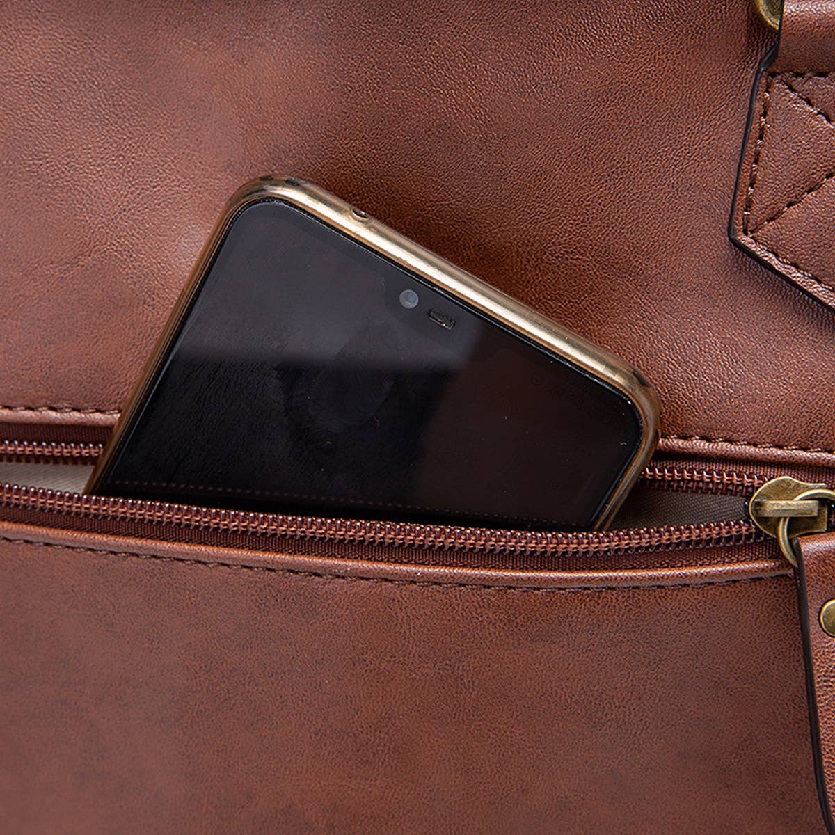 VINTAGE HAND-WOVEN FLOW BEARD SHOULDER BAG_CWAB2600