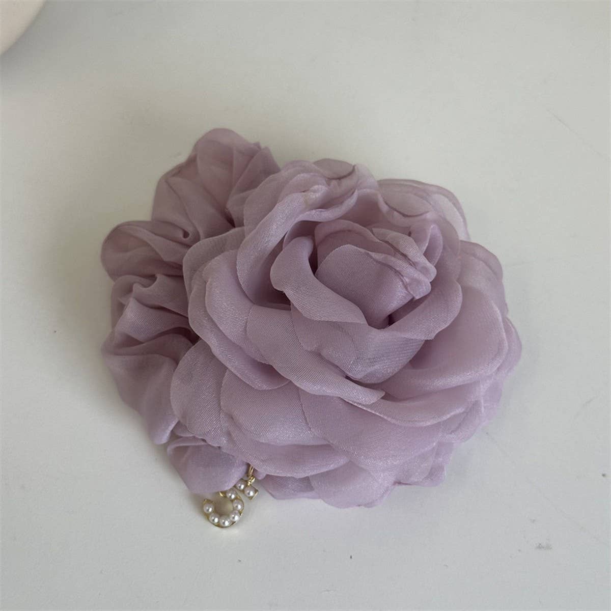 GENTLE AND PURE STYLE MESH ROSE HAIRBAND