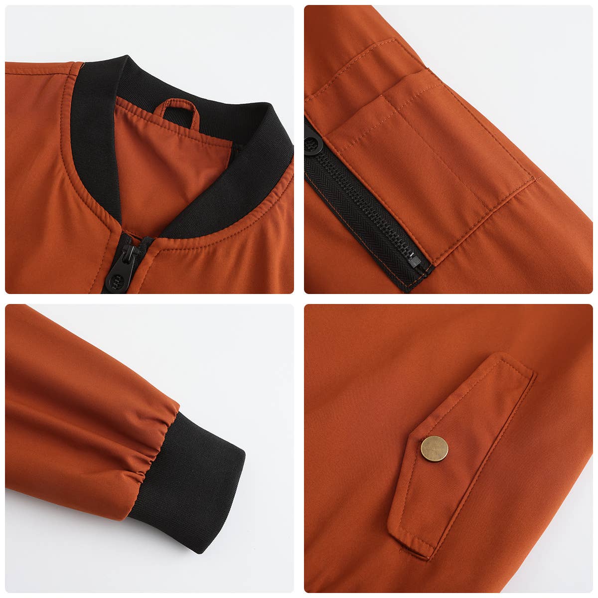 Women's thin stand-up collar baseball uniform