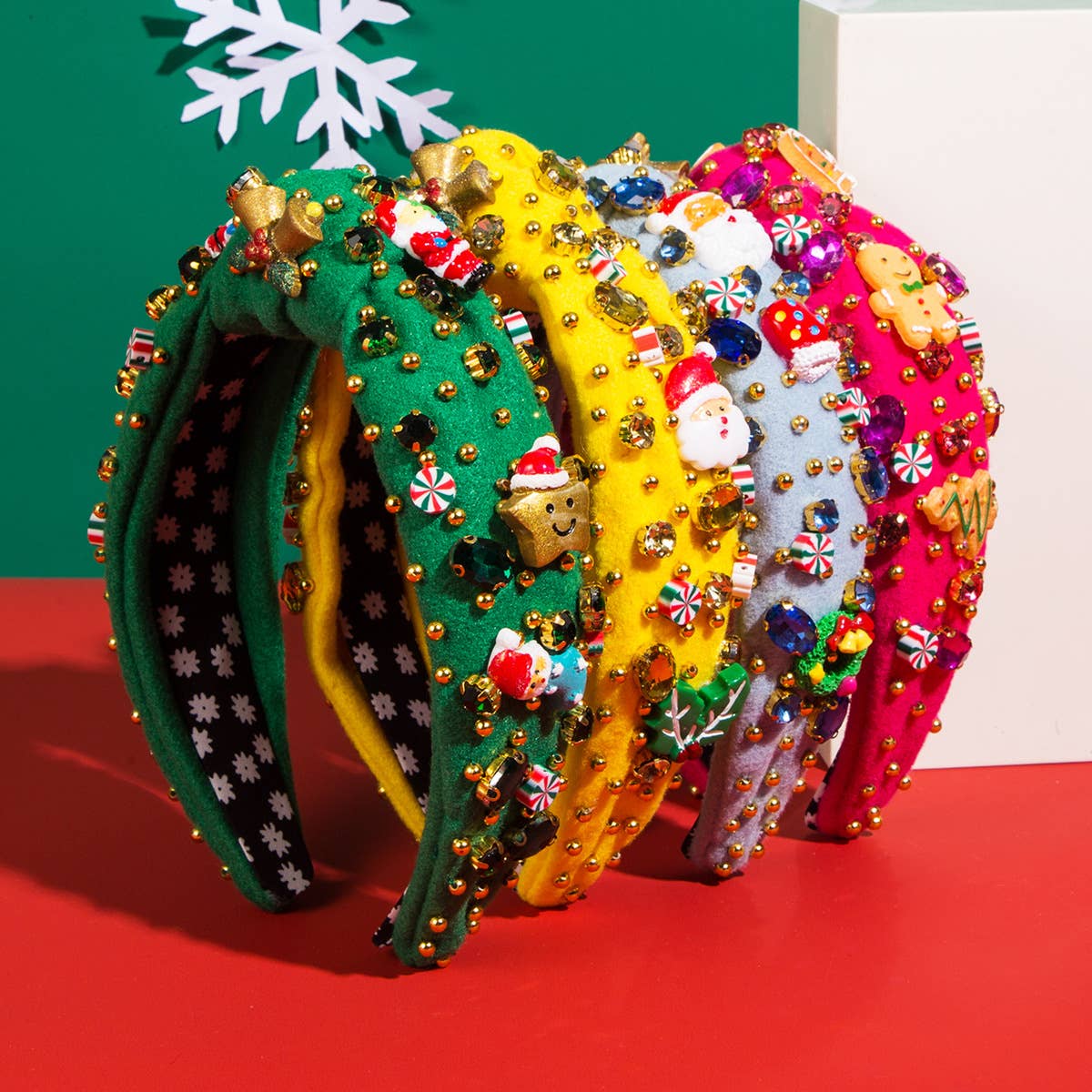 CHRISTMAS ELEMENT ACCESSORY CLOTH SET DRILL HOOP