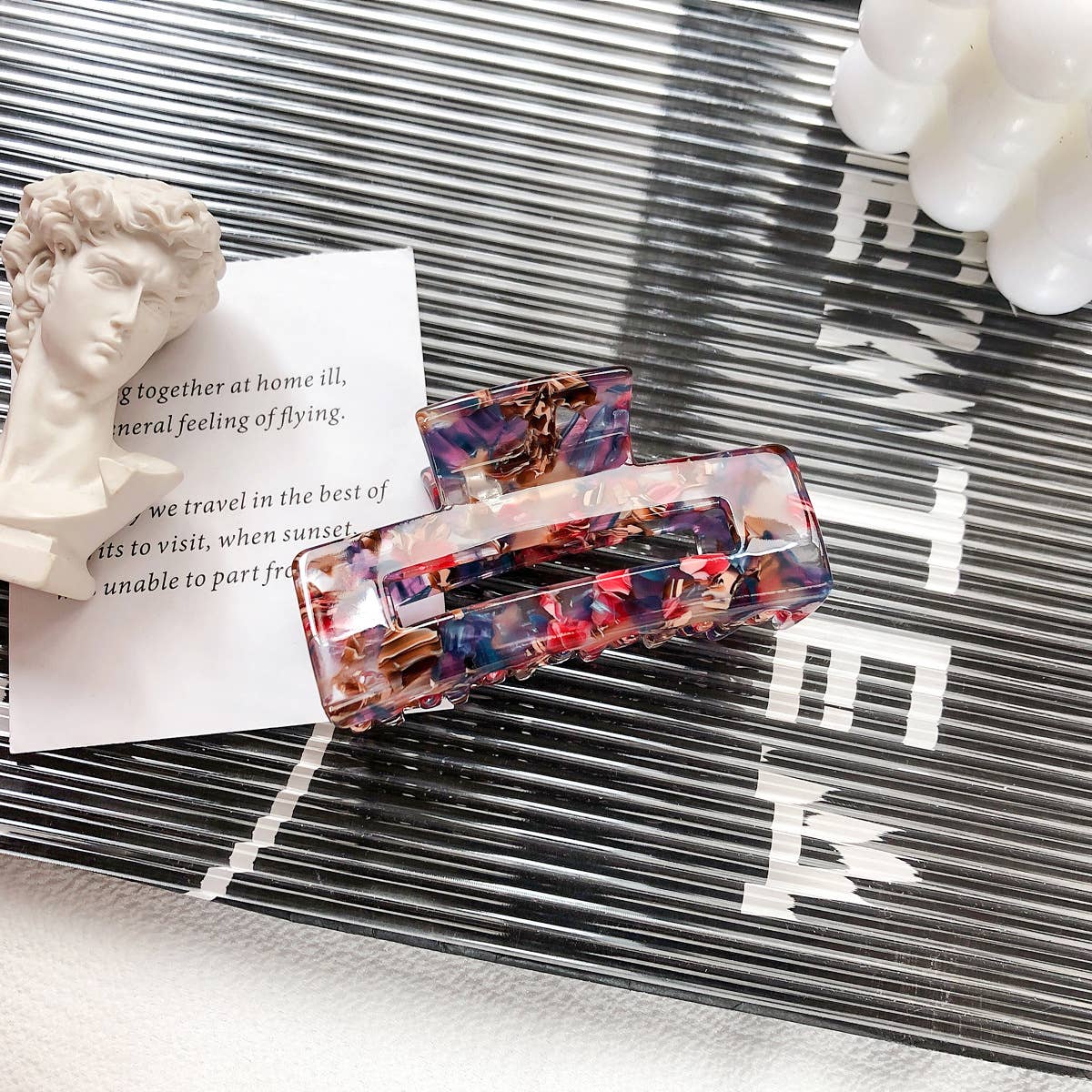 Elegant square and high-end grip clip