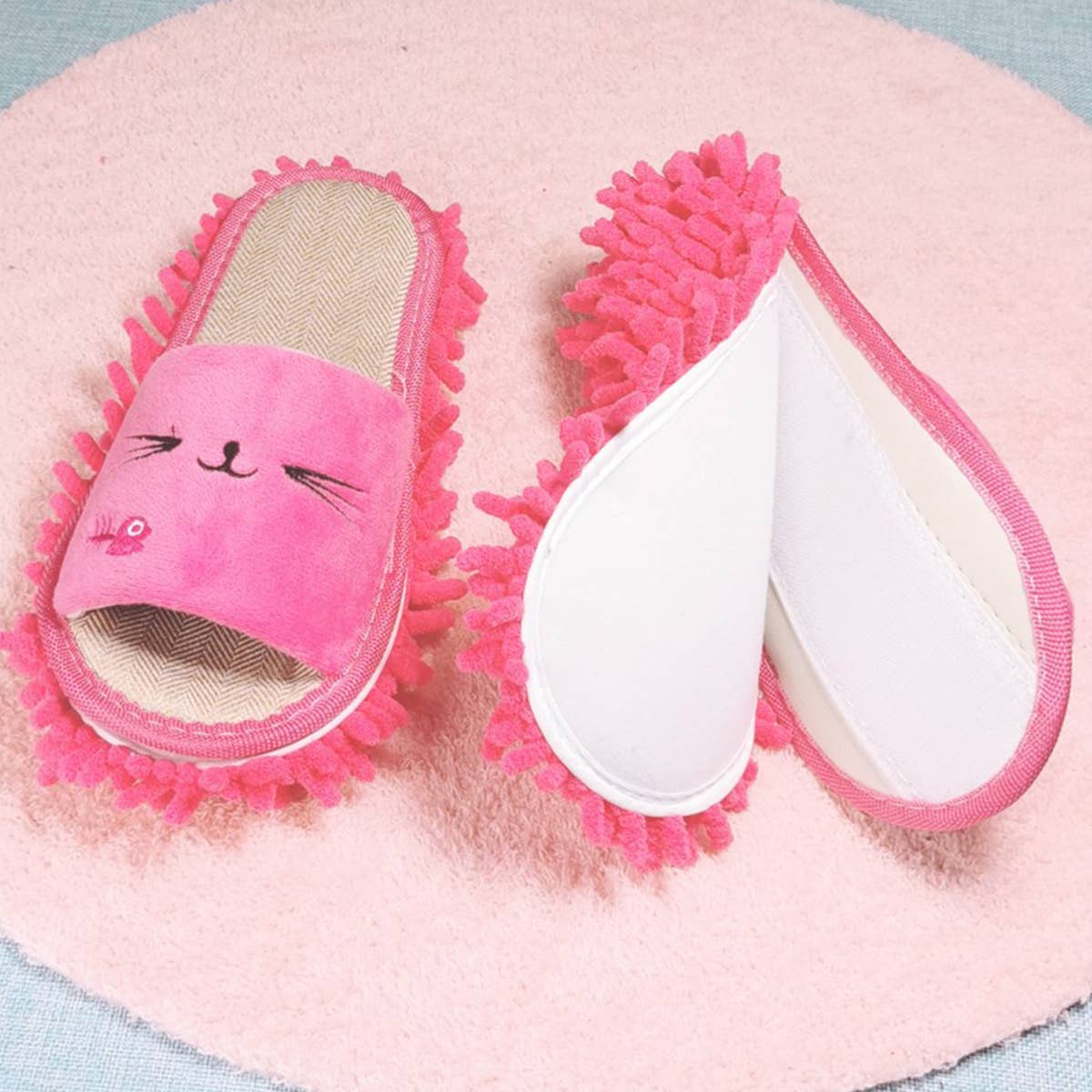 WASHABLE MOP SLIPPERS  MOP SHOES DUSTING SLIPPERS