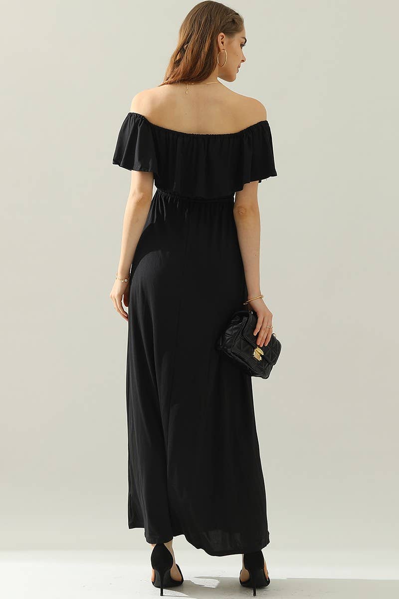CWDMD818_LAYERED OFF THE SHOULDER MAXI DRESS