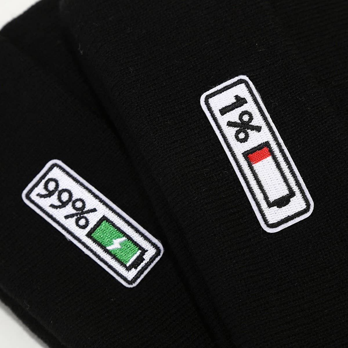 PATCHWORK KNITTED HAT PERSONALITY HIP-HOP PILE H_CWAH2086