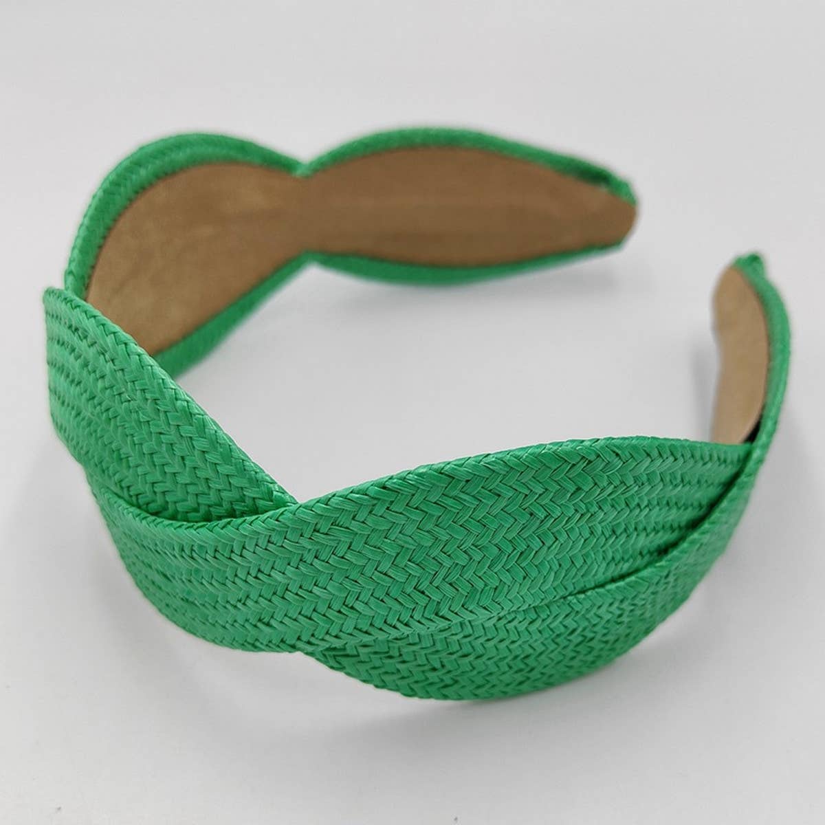 FASHION SOLID COLOR STRAW HEADBAND_CWAHA1674