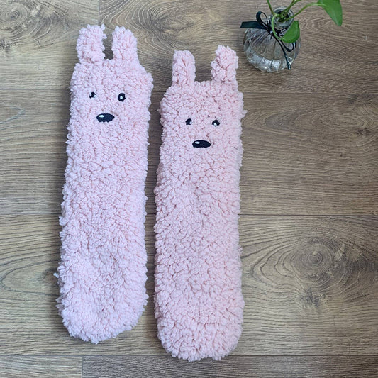 WINTER COTTON WOOL FOOT WARMER SOCK SLIPPERS