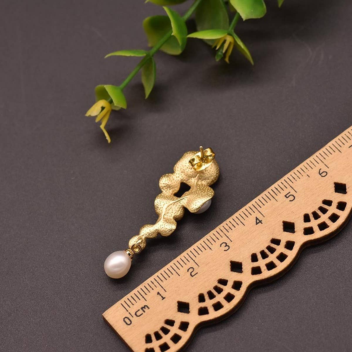 NATURAL FRESHWATER PEARL LONG EARRINGS FOR WOMEN