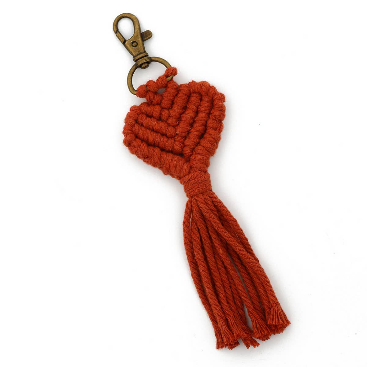 OVE Pendant Woven Keychain Colorful Heart Charm_CWMM6876