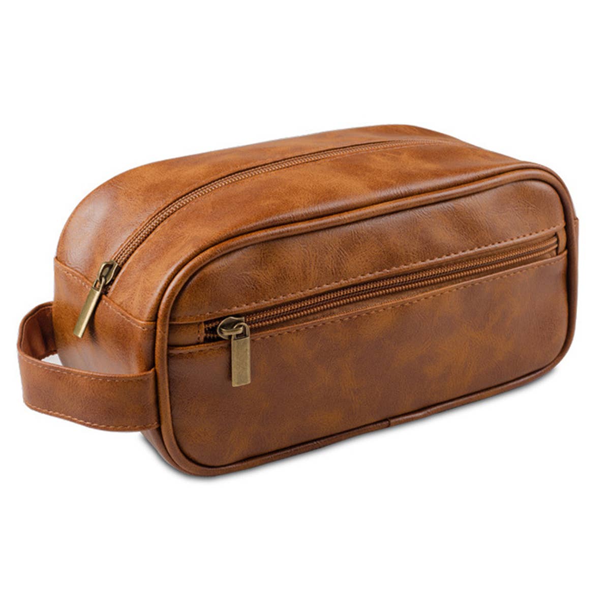 WOMEN FASHION SIMPLE PU PORTABLE COSMETIC BAG_CWAB0591