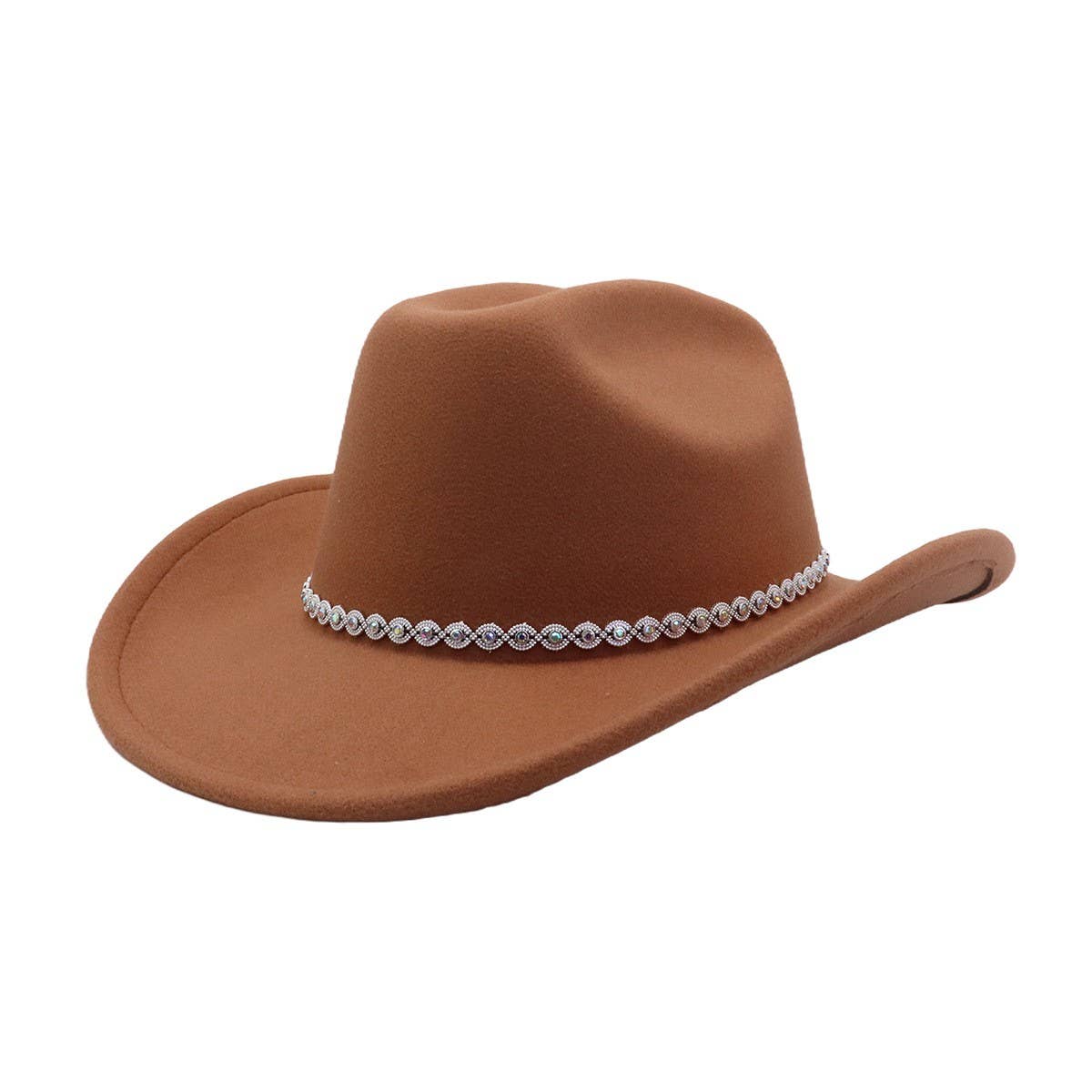 Western Ethnic Wool Fedora Hat New Arrival_CWAH04471