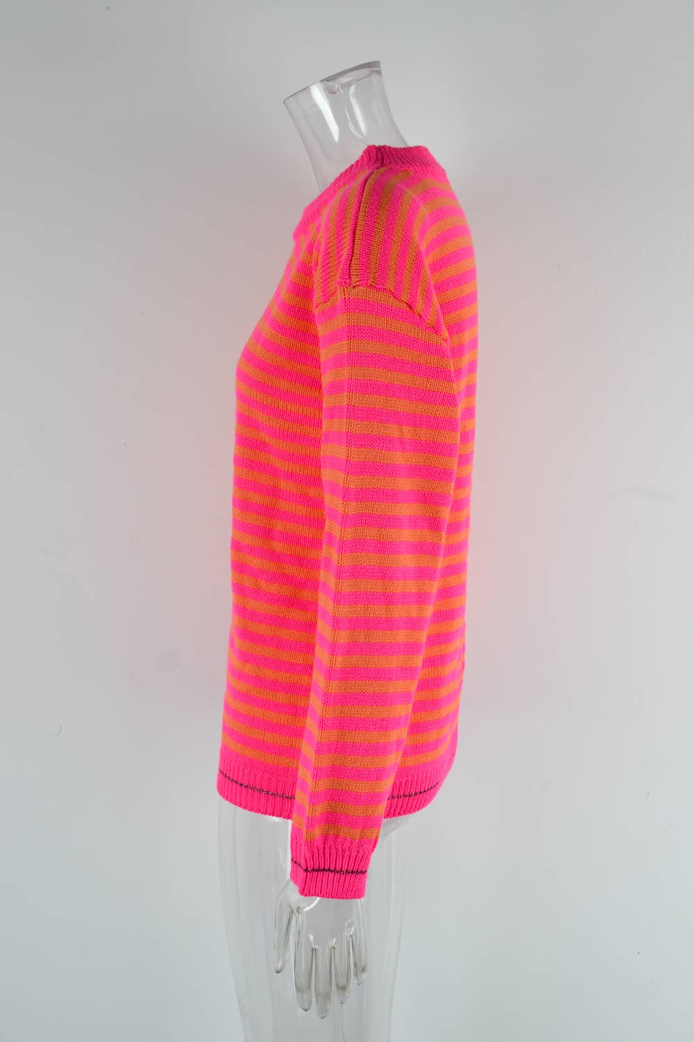 STRIPED CROSS-BORDER LONG-SLEEVED WOMEN KNITWEAR