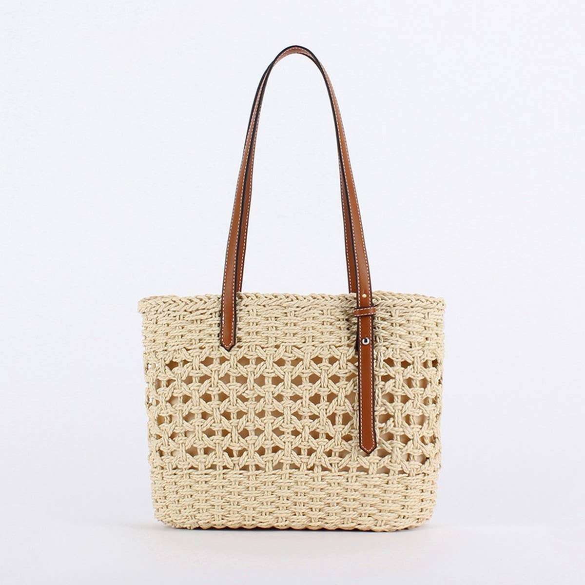 HIGH-END STYLISH LARGE-CAPACITY HAND-WOVEN BAG_CWAB4714