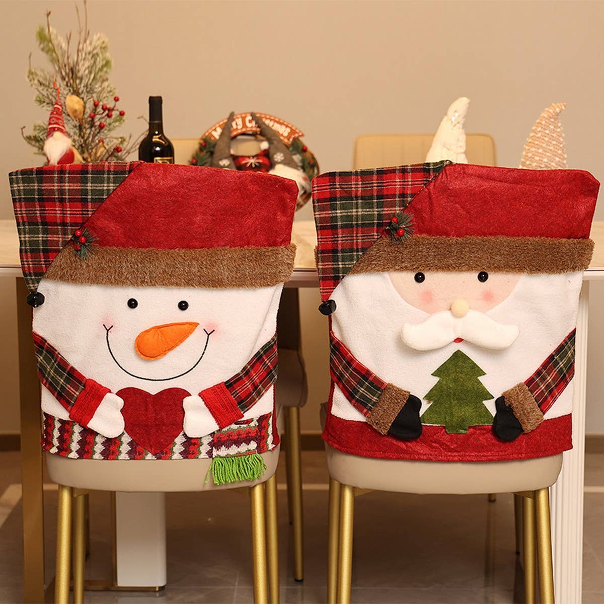 CWMM9405_CHRISTMAS DECORATIVE CHAIR COVER HOME DECOR