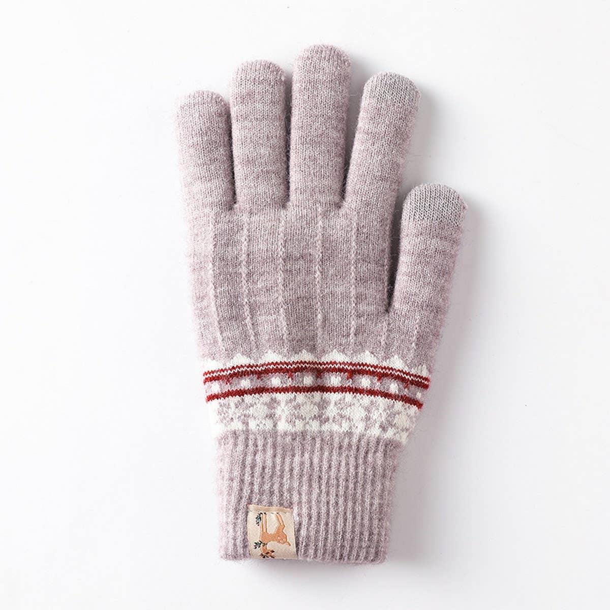 WINTER DOUBLE-LAYER FLEECE TOUCH SCREEN GLOVES