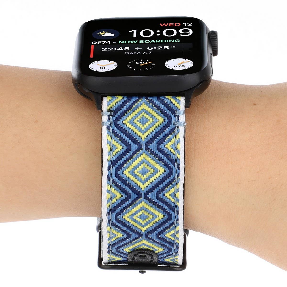 APPLE WATCH/IWATCH9 ETHNIC STYLE LEATHER STRAP_CWWW0059